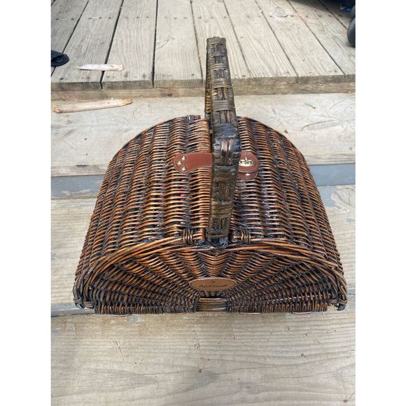 April Cornell Bags Vintage April Cornell Romantic Wicker Picnic 